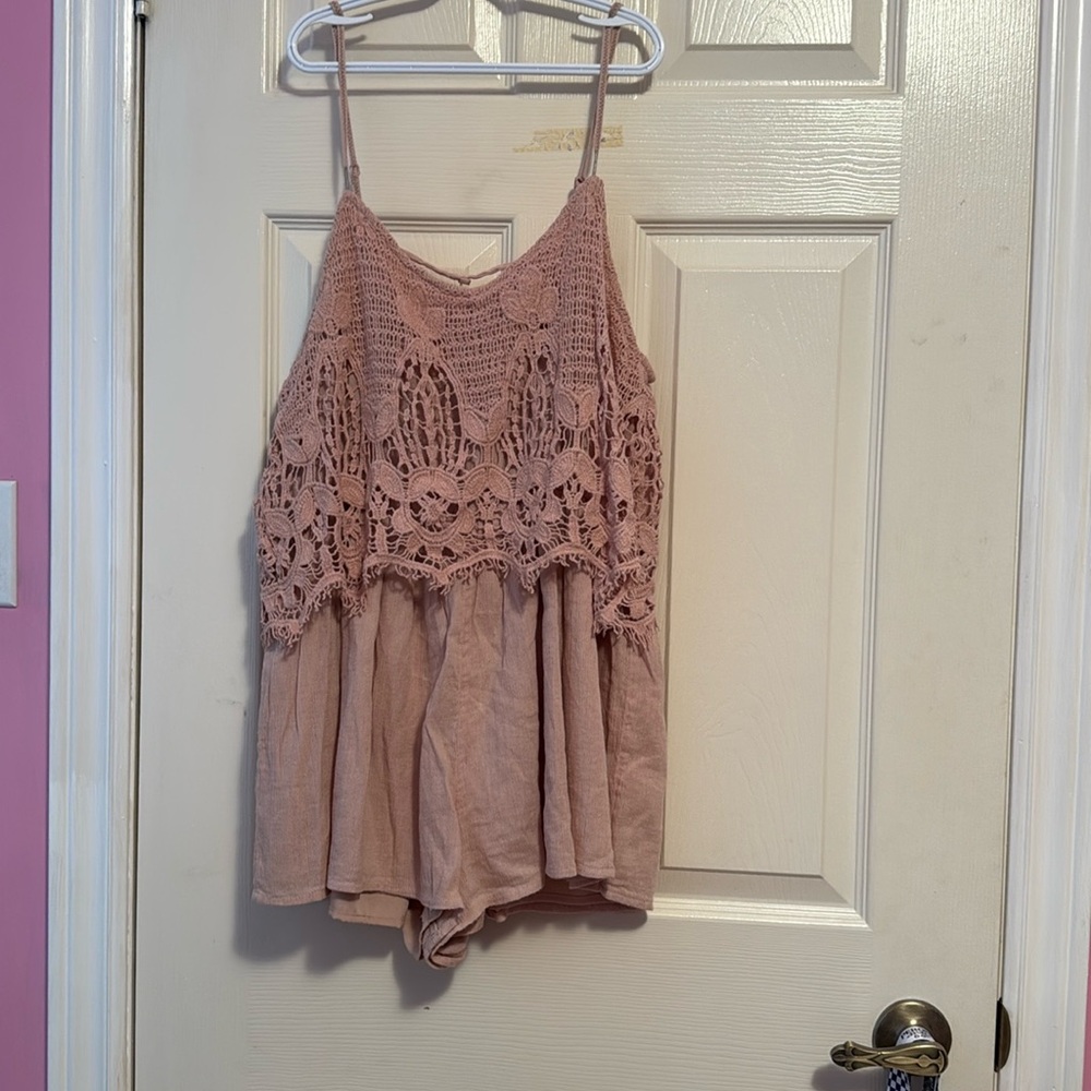 American Eagle Outfitters Blush Pink Knit Top